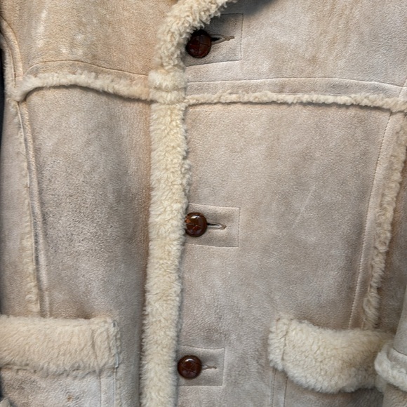 Cooper designer outerwear 100% sheepskin wool jacket size 42 - Picture 3 of 4